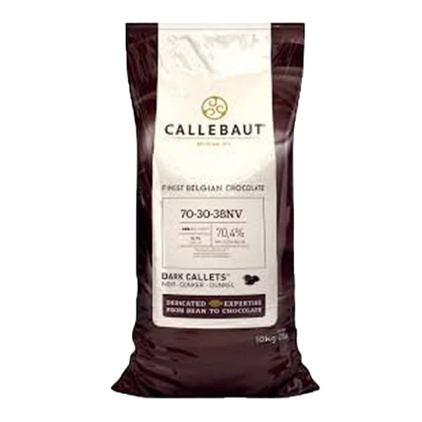 CALLEBAUT - Dark Semi Sweet 70% - 70-30-38 - 10KG - Barry Callebaut Canadian Distribution - Ships Free Within Canada on Orders Above CAD $199