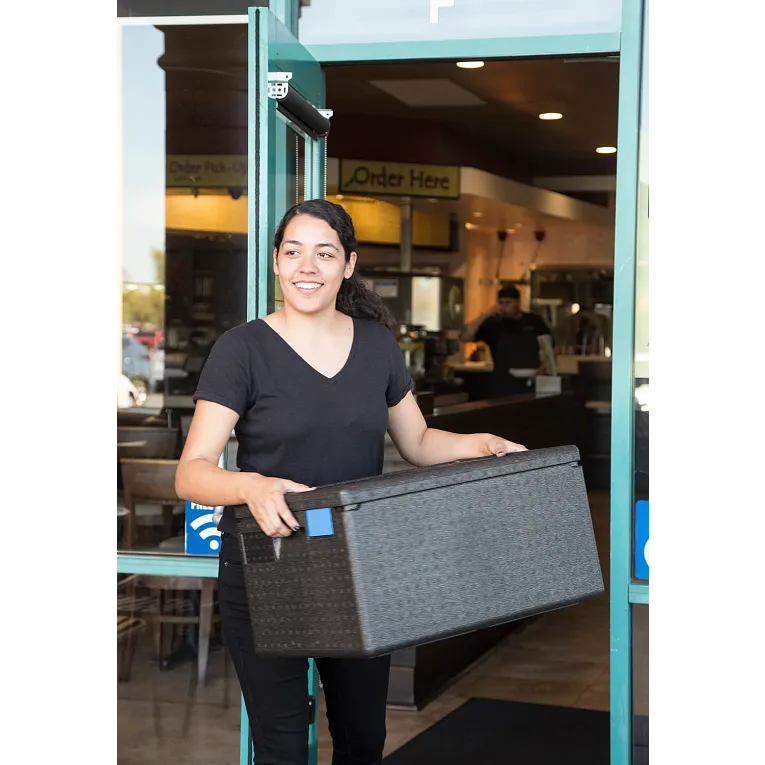 Cambro Black Top Loader Full Size Cam Gobox with Large Handles - EPP180SW110 - Restaurant Equipment and Smallwares - Canadian Distribution - Image 3