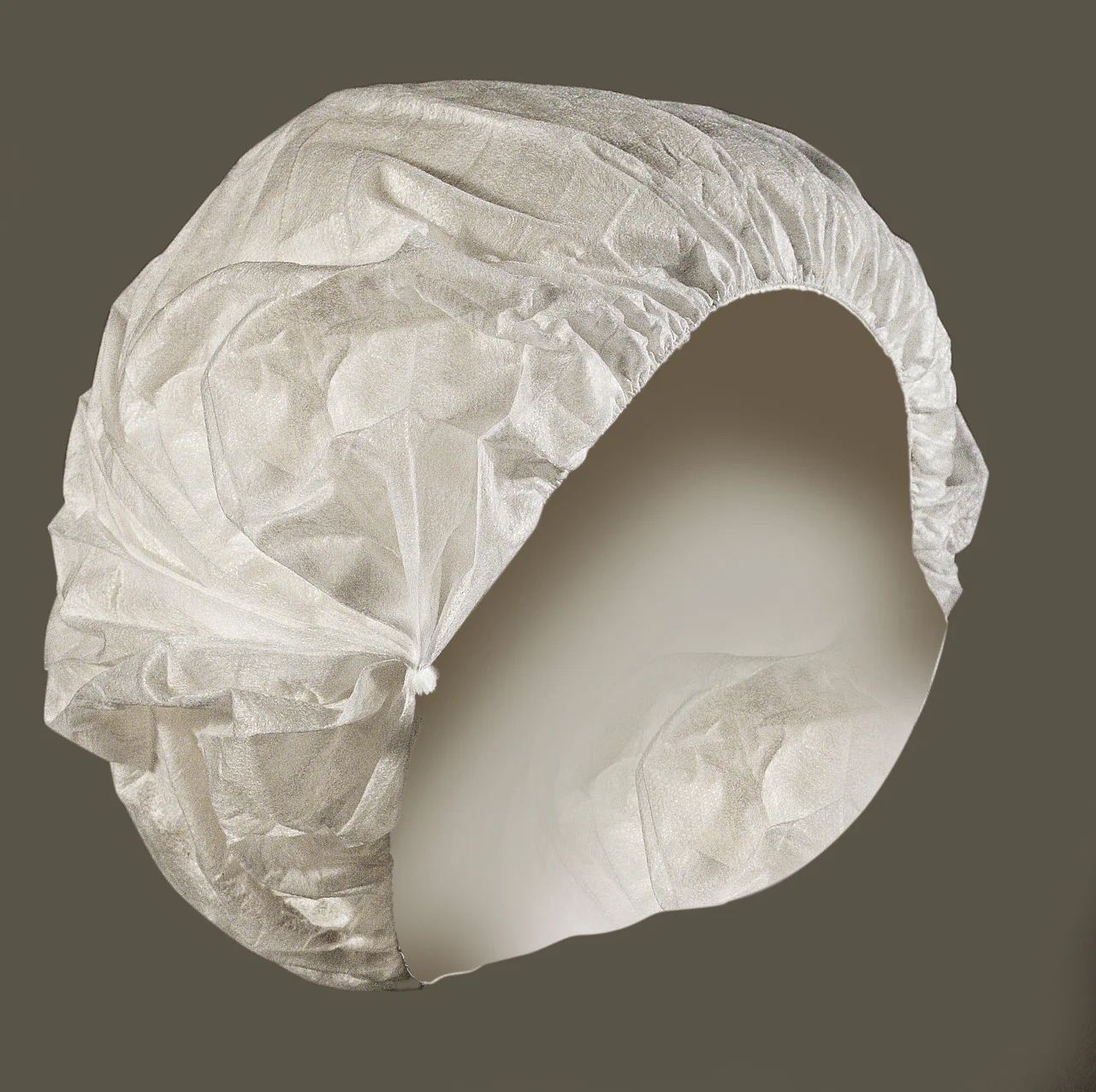 Cap Bouffant White 21 in. - 100 count (Case = 10 x 100 each) - Disco Products - Packaging and Accessories - Restaurant Supplies and Equipment - Canadian Distribution - Image 2
