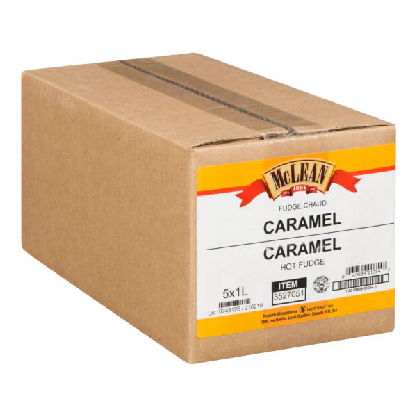 Caramel Hot Fudge - 5X1L/CS - by McLean Canada - Ships Free Within Canada on Orders Above CAD $199