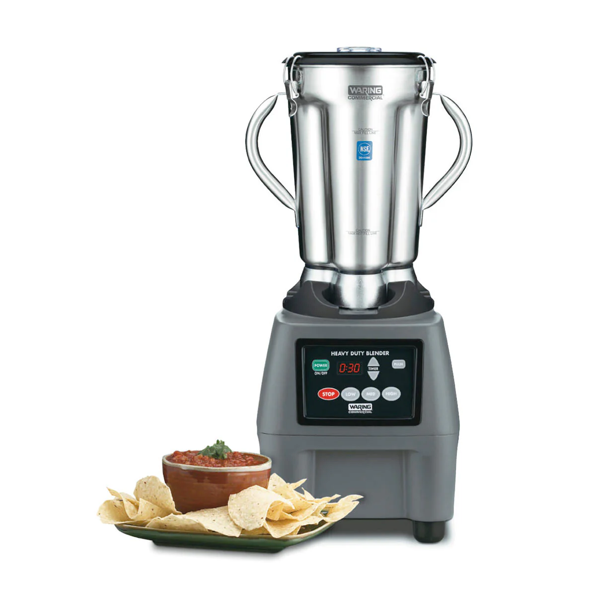 CB15T Heavy-Duty One Gallon Food Blender with Timer by Waring Commercial - Image 2