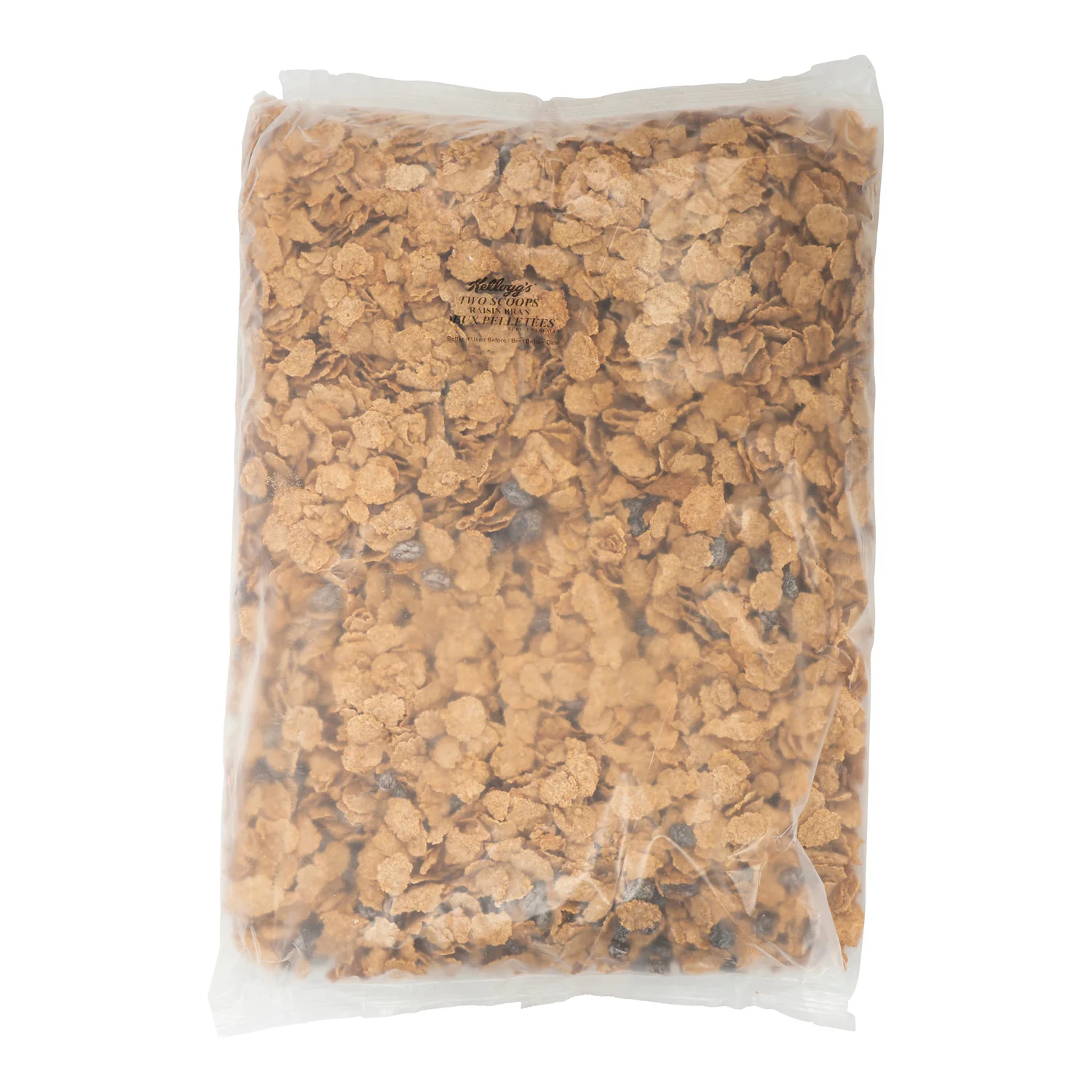 Cereal Raisin Bran Sleeve - 6 x 1325 g - Kellogg's - Restaurant and Foodservice Ingredients - Canadian Distribution - Ships Free Within Canada on Orders Above CAD $199