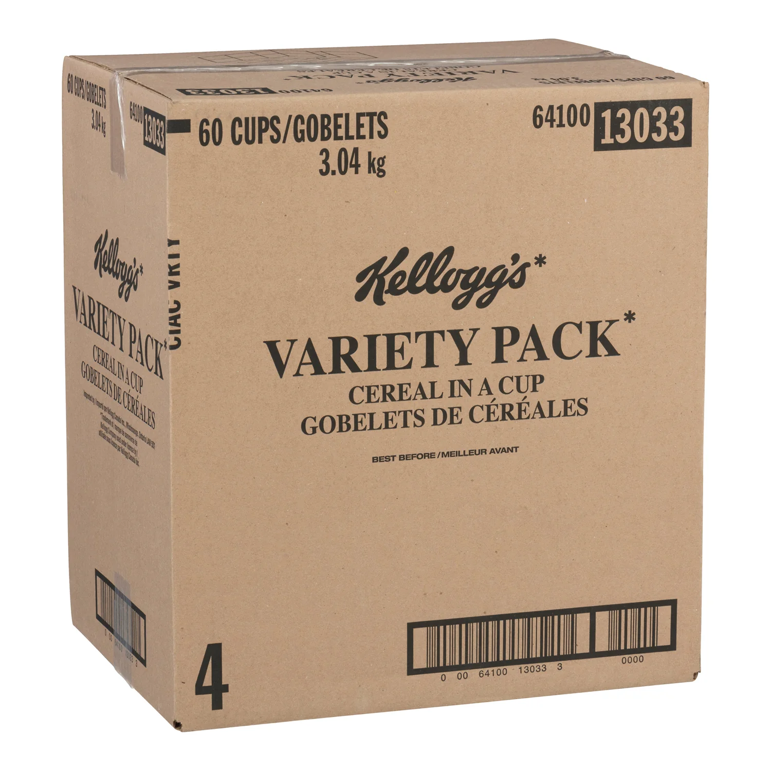 Cereal Variety Pack In Cup - 60 x 51 g - Kellogg's - Restaurant and Foodservice Ingredients - Canadian Distribution - Ships Free Within Canada on Orders Above CAD $199 - Image 2