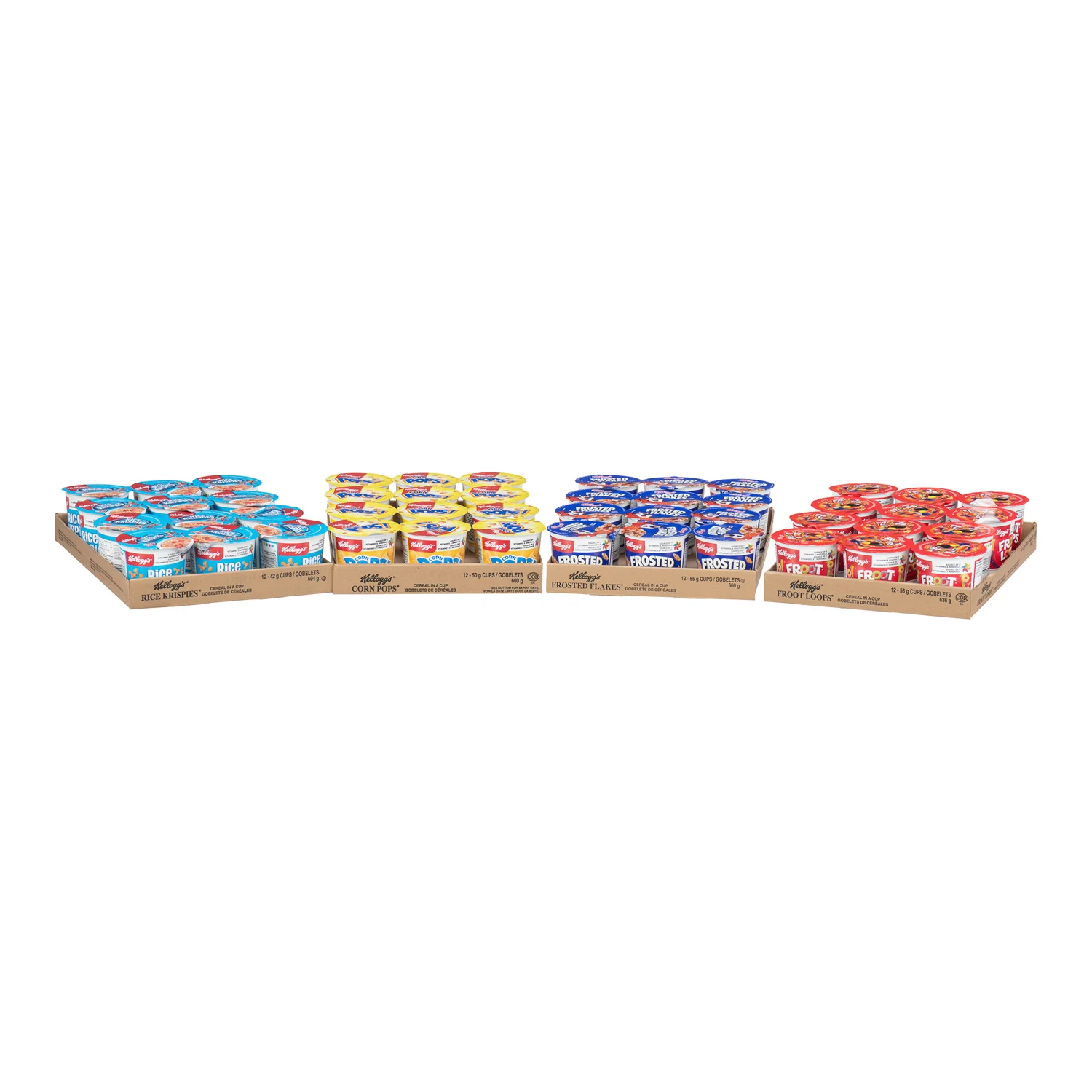 Cereal Variety Pack In Cup - 60 x 51 g - Kellogg's - Restaurant and Foodservice Ingredients - Canadian Distribution - Ships Free Within Canada on Orders Above CAD $199 - Image 3