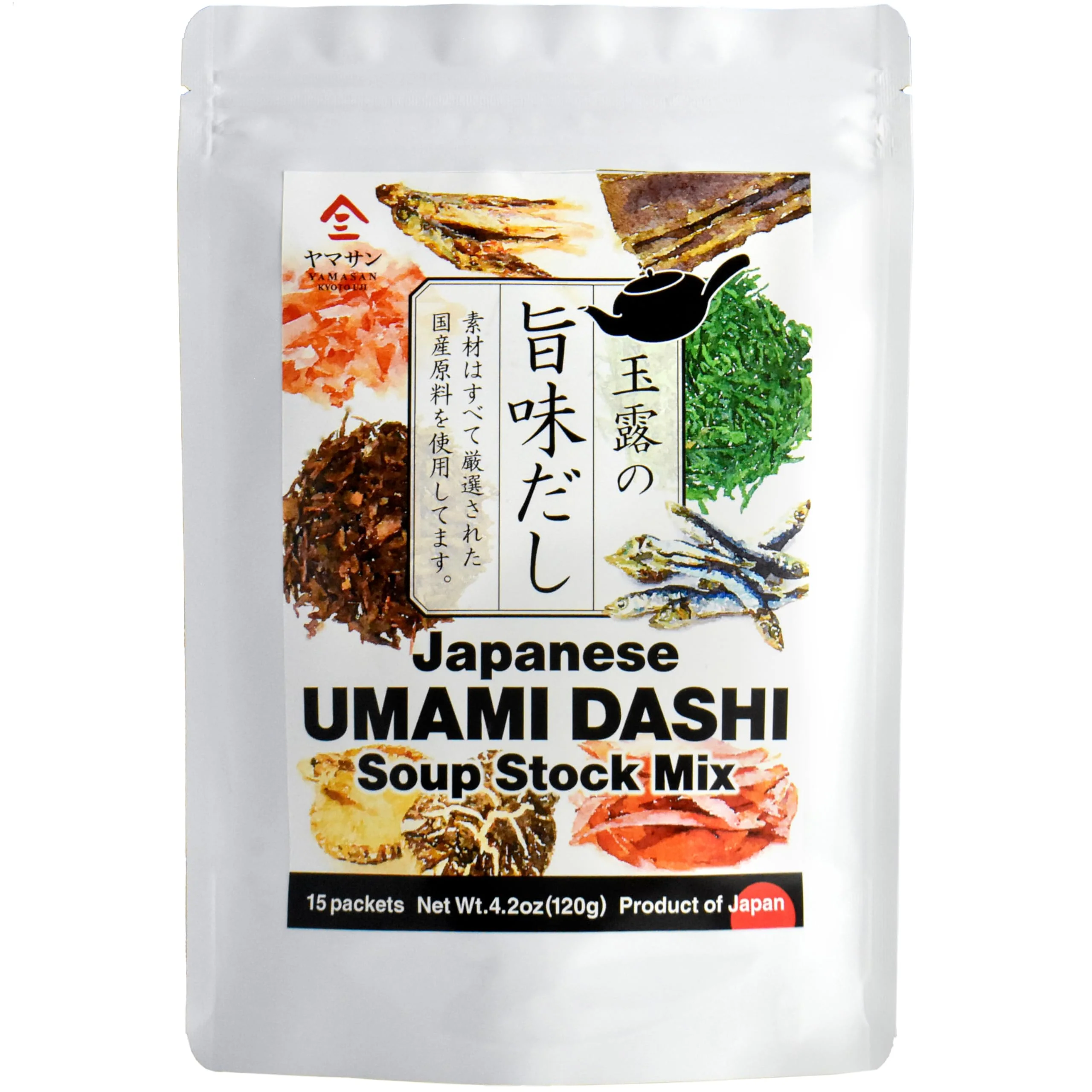 Chaganju – Authentic Japanese Dashi – Umami Soup Stock – 15 Packets - Canadian Distribution - Ships Free Within Canada on Orders Above CAD $199