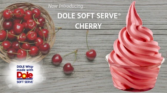 Dole Cherry Soft Serve Mix - 4.4 Lbs. Bag - Case (4 X 4.4lb Bags) - Canadian Distribution - Ships Free Within Canada on Orders Above CAD $199 - Image 5