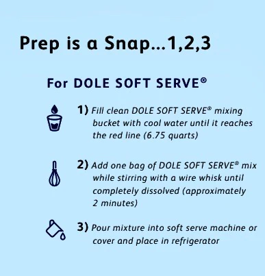 Dole Cherry Soft Serve Mix - 4.4 Lbs. Bag - Case (4 X 4.4lb Bags) - Canadian Distribution - Ships Free Within Canada on Orders Above CAD $199 - Image 7