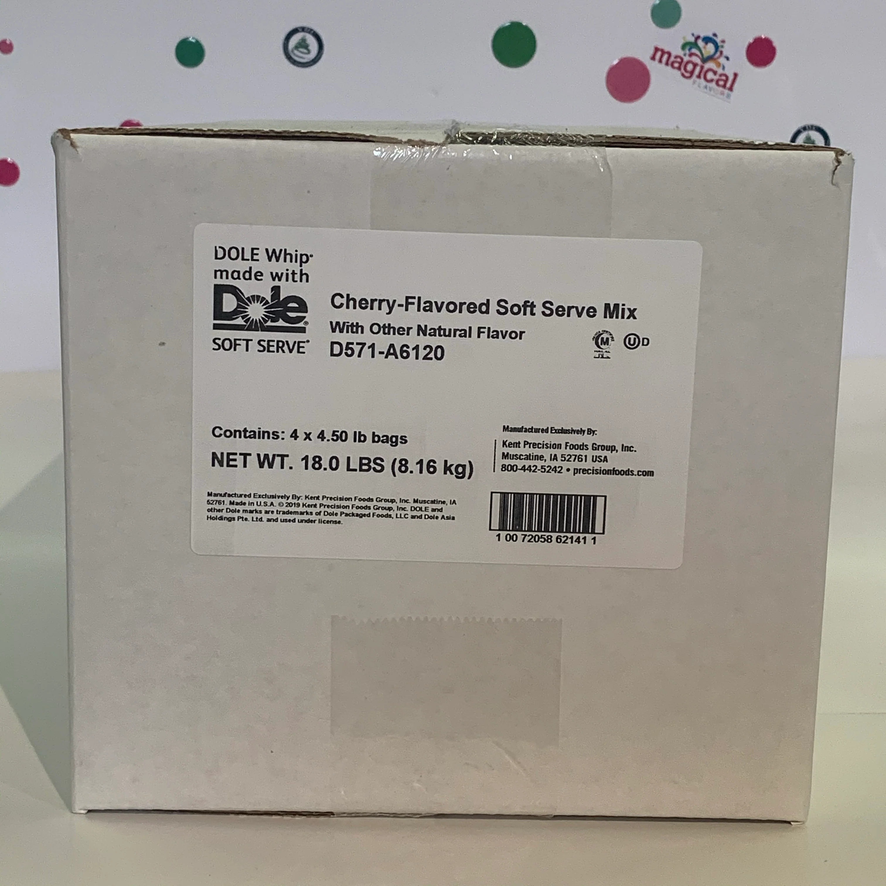 Dole Cherry Soft Serve Mix - 4.4 Lbs. Bag - Case (4 X 4.4lb Bags) - Canadian Distribution - Ships Free Within Canada on Orders Above CAD $199 - Image 9