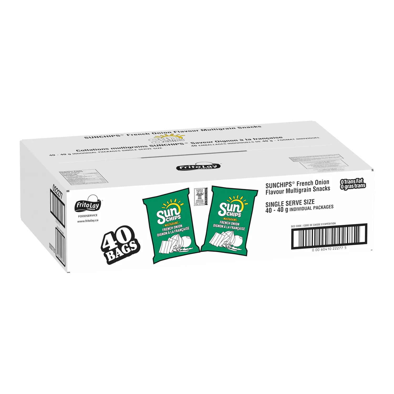 Chip Potato French Onion Sunchip - 40 x 40 g - Sunchip - Restaurant and Foodservice Ingredients - Canadian Distribution - Ships Free Within Canada on Orders Above CAD $199 - Image 3