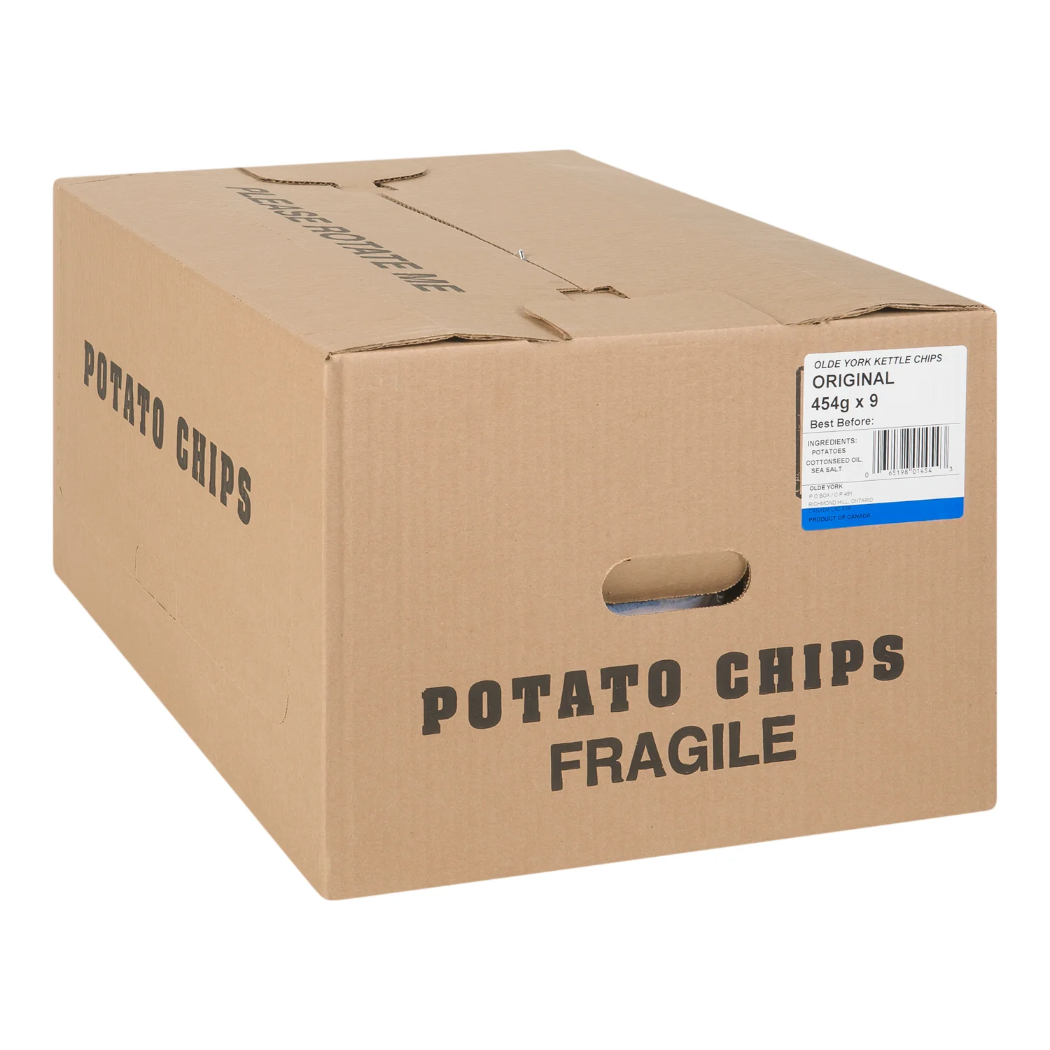 Chip Potato Kettle Original - 9 x 1 lbs - Olde York Chips - Restaurant and Foodservice Ingredients - Canadian Distribution - Ships Free Within Canada on Orders Above CAD $199 - Image 2