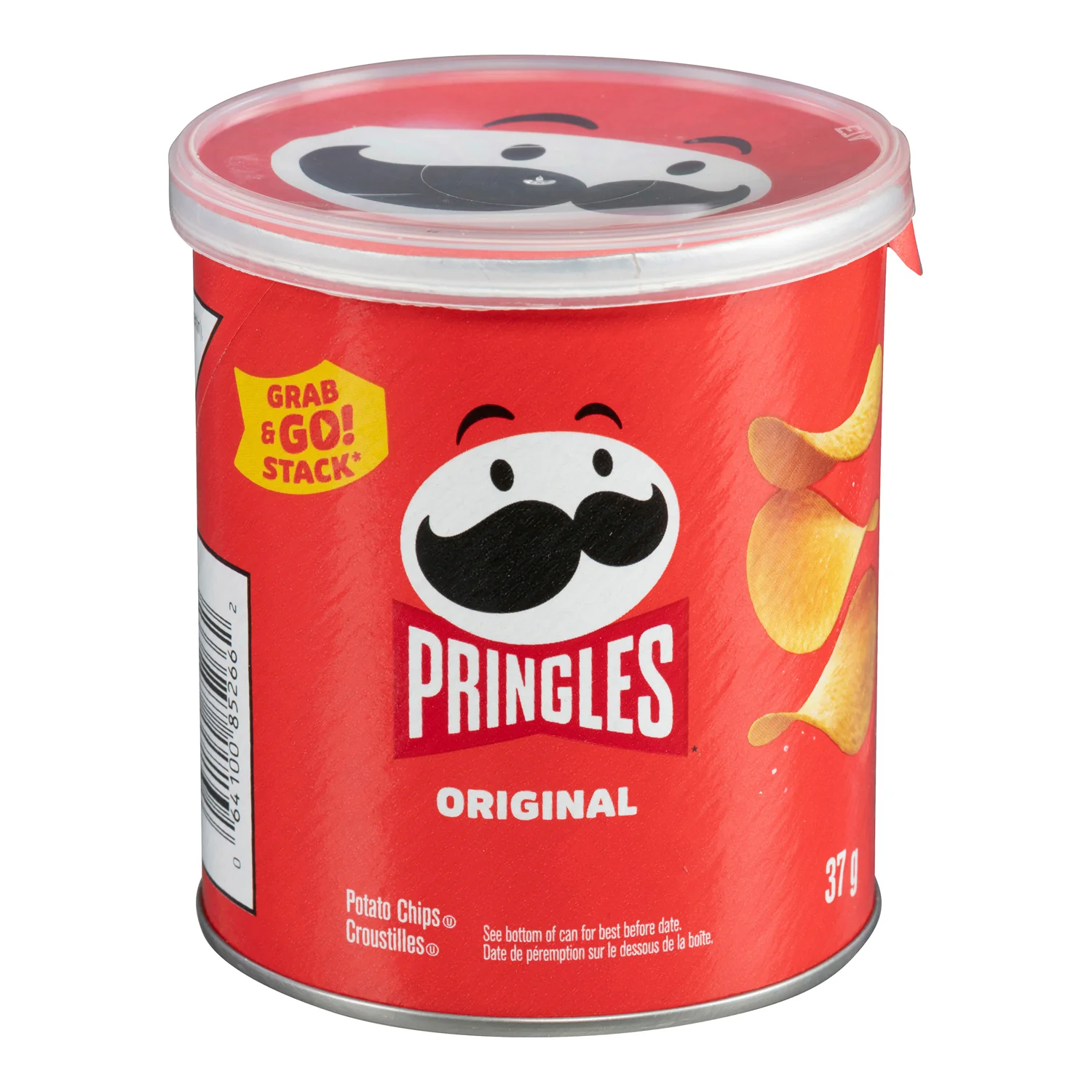 Chip Potato Pringle Original - 12 x 37 g - Pringle - Restaurant and Foodservice Ingredients - Canadian Distribution - Ships Free Within Canada on Orders Above CAD $199