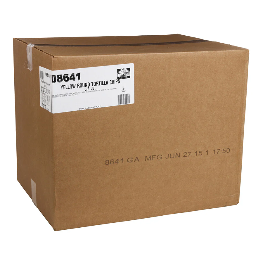 Chip Tortilla Yellow Corn Round - 6 x 2 lbss - Mission Foods - Restaurant and Foodservice Ingredients - Canadian Distribution - Ships Free Within Canada on Orders Above CAD $199 - Image 4