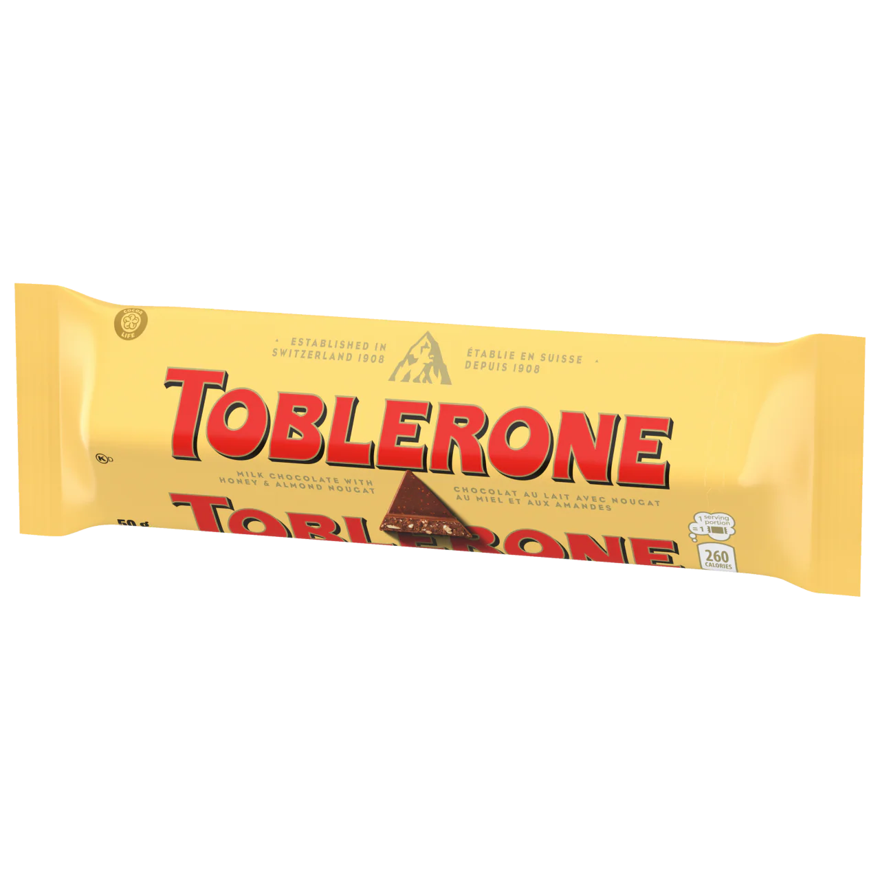 Chocolate Bar Toblerone - 24 x 50 g - Toblerone - Restaurant and Foodservice Ingredients - Canadian Distribution - Ships Free Within Canada on Orders Above CAD $199