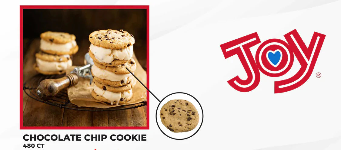 Chocolate Chip Cookie Wafer 3" – XRB730FS | Joy Cone Co. | 480 Count Per Case | Ice Cream Sandwich Making |  Distributor Canada | Ships Free Within Canada on Orders Above CAD $199 - Image 3
