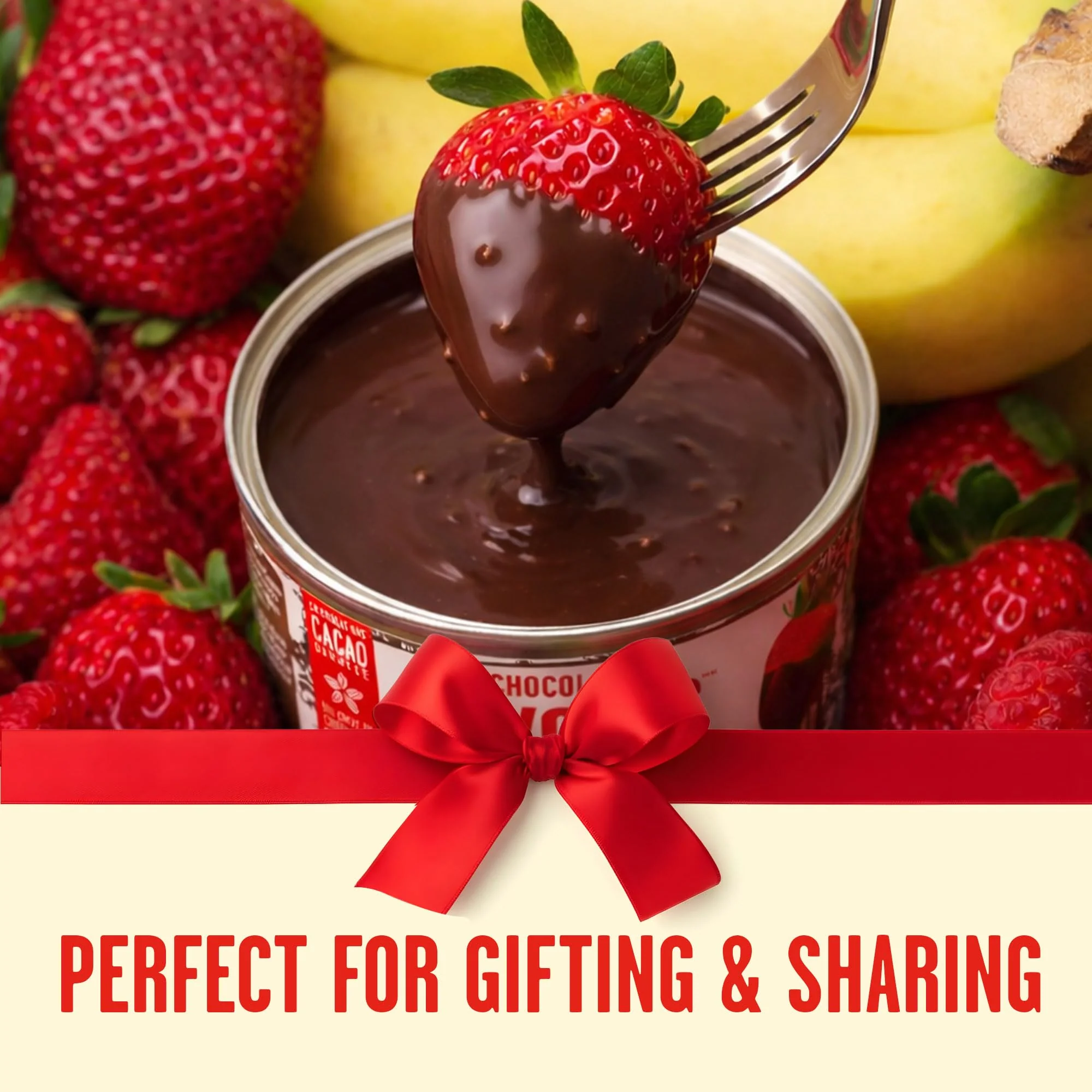 Chocolats Favoris Small Chocolate Fondue (2 x 215 g) – Ready in 15 Minutes - Canadian Distribution - Ships Free Within Canada on Orders Above CAD $199 - Image 3