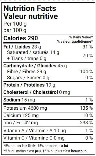 Choctura - Premium Cacao Powder - 22-24% Cocoa Butter Fat - 1 KG - Dutch Processed - No Additives or Preservatives - Ships Free Within Canada on Orders Above CAD $199 - Image 3