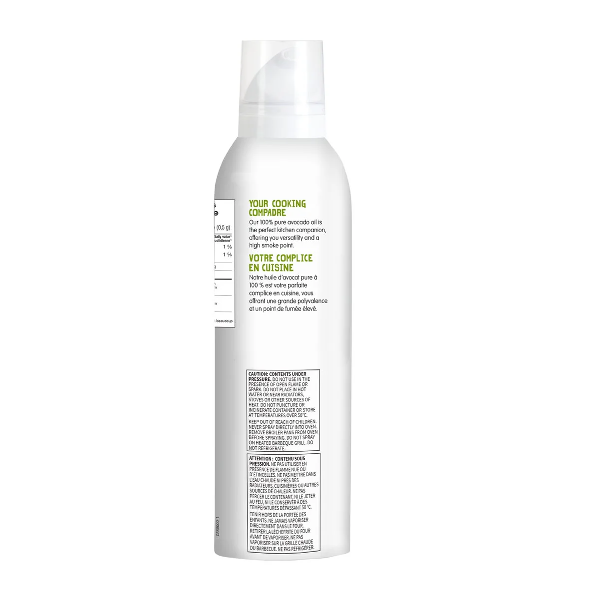 Chosen Foods 100% Avocado Oil Spray - 8 × 383 g - Grocery and Food Items - Canadian Distribution - Ships Free Within Canada on Orders Above CAD $199 - Image 2