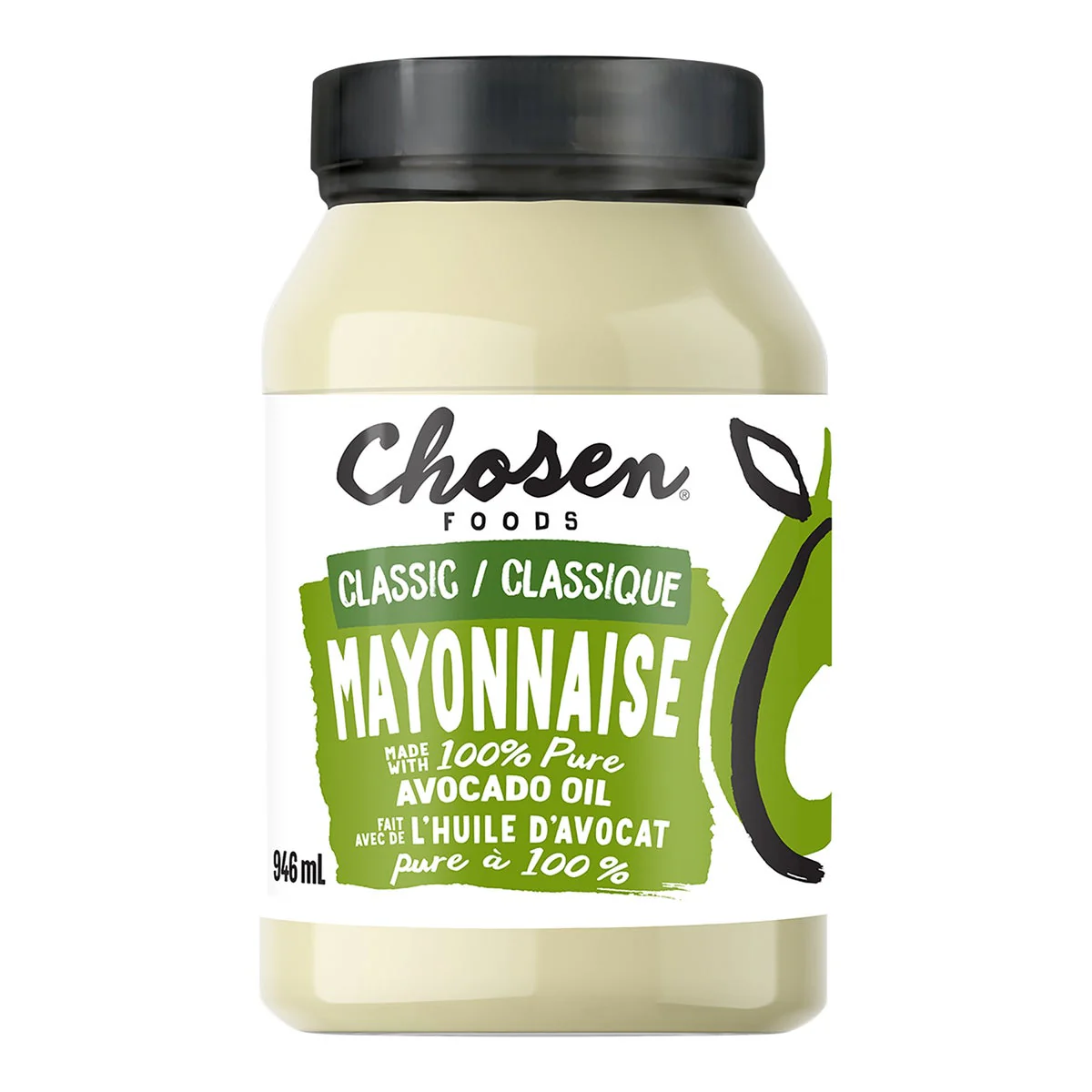 Chosen Foods Avocado Oil Mayonnaise - 4 x 946 mL - Grocery and Food Items - Canadian Distribution - Ships Free Within Canada on Orders Above CAD $199