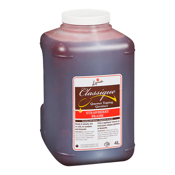 Classic Strawberry Gourmet Sundae Topping - 2X4L/CS - by Lynch Foods Canada - Member of Solina - Ships Free Within Canada on Orders Above CAD $199 - Image 5