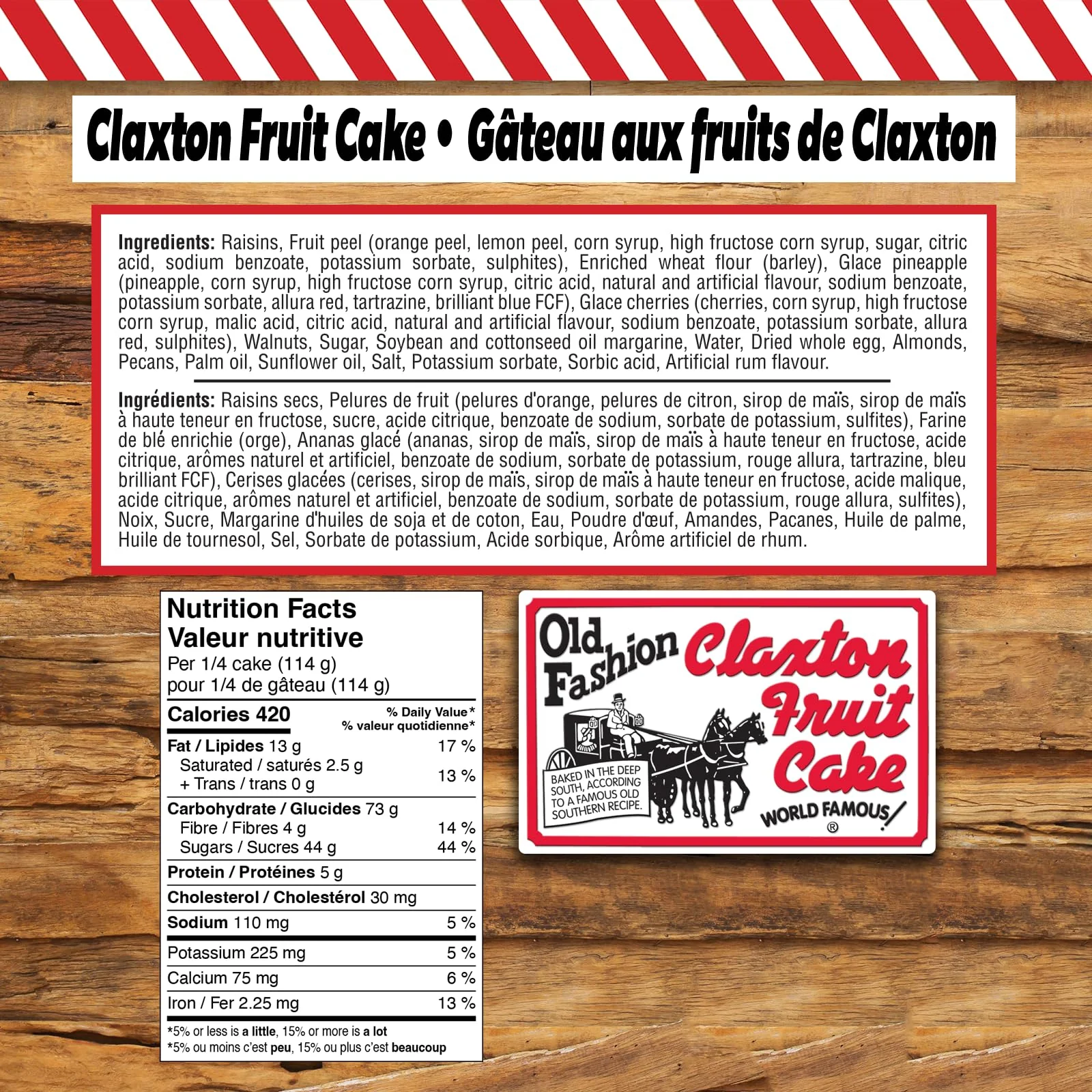 Claxton – Fruit Cake – Dark Recipe – 3 × 1 lb - Canadian Distribution - Ships Free Within Canada on Orders Above CAD $199 - Image 7