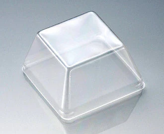 Clear Square Mini Dessert Container with Deep Lid – For Confections & Pastries - Canadian Distribution - Ships Free Within Canada on Orders Above CAD $199 - Image 2