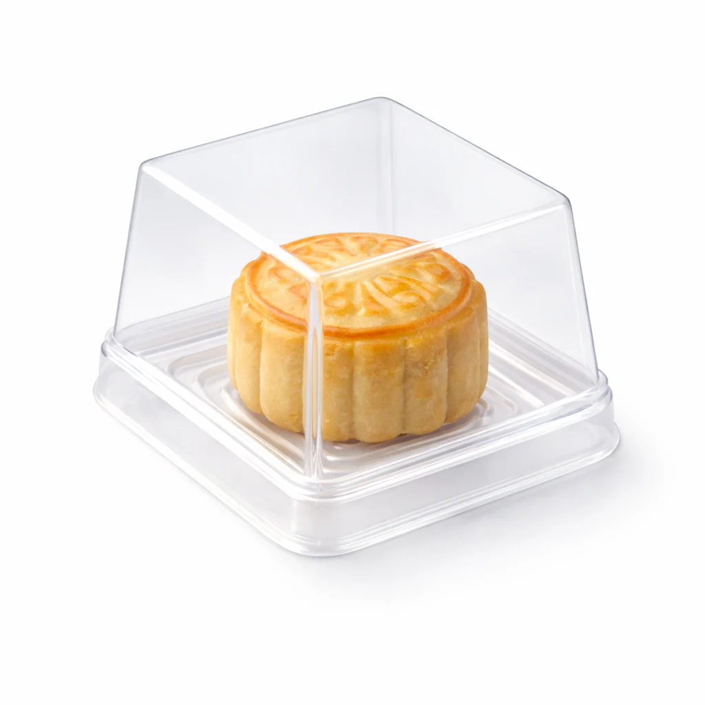 Clear Square Mini Dessert Container with Deep Lid – For Confections & Pastries - Canadian Distribution - Ships Free Within Canada on Orders Above CAD $199 - Image 4