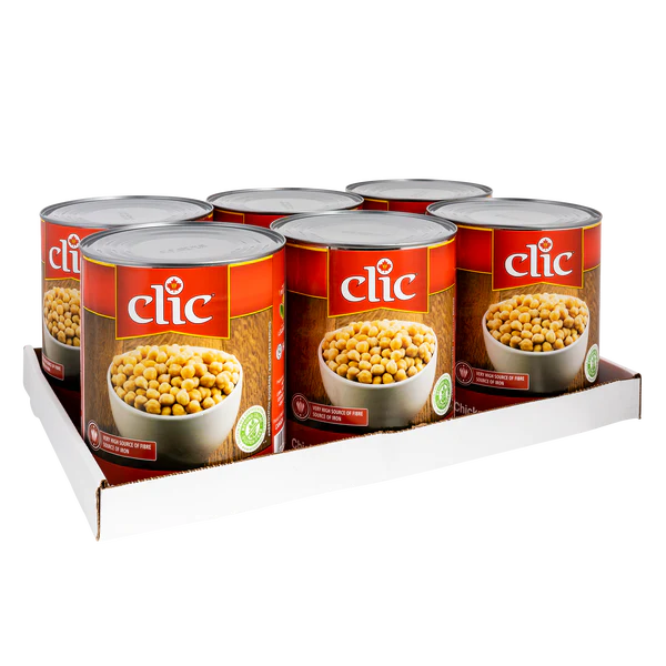 Clic Canned Chickpeas - 24 × 2.84 L - Grocery and Food Items - Canadian Distribution - Ships Free Within Canada on Orders Above CAD $199 - Image 2