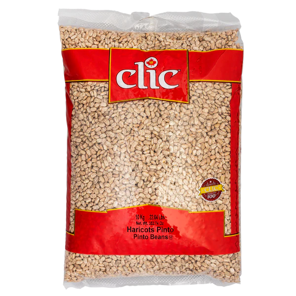 Clic Pinto Beans - 4 x 10 kg - Grocery and Food Items - Canadian Distribution - Ships Free Within Canada on Orders Above CAD $199