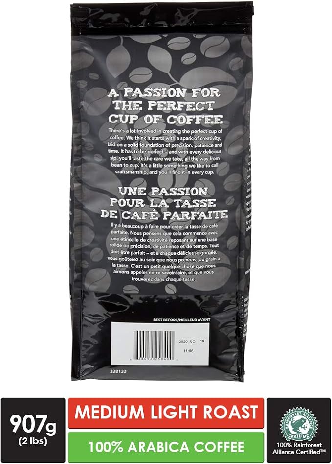 Club Coffee Craft Roasters | 100% Colombian - Whole Bean Bag - Case of 8 x 2 LB Bags - Ships Free Within Canada on Orders Above CAD $199 - Image 2