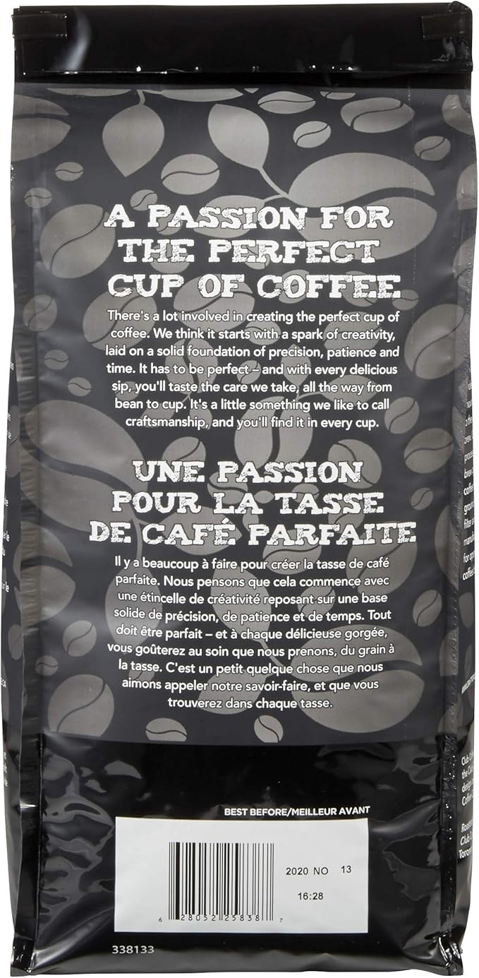 Club Coffee Craft Roasters | Breakfast Blend - Whole Bean Bag - Case of 8 x 2 LB Bags - Ships Free Within Canada on Orders Above CAD $199 - Image 2