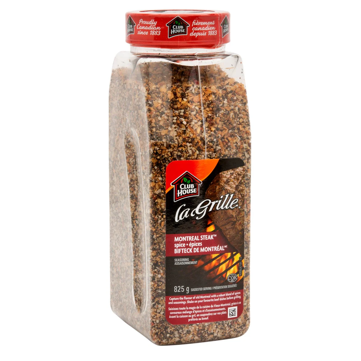 Club House La Grille Montreal Steak Spice - 4 x 825 g - Grocery and Food Items - Canadian Distribution - Ships Free Within Canada on Orders Above CAD $199