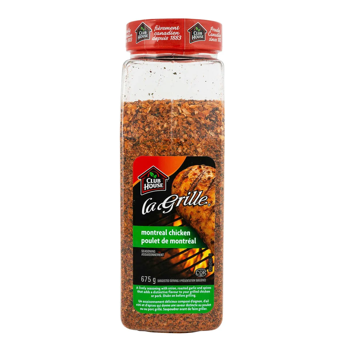 Club House Montreal Chicken Spice - 4 x 675 g - Grocery and Food Items - Canadian Distribution - Ships Free Within Canada on Orders Above CAD $199