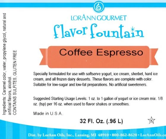 Coffee Espresso Flavor - 4 oz. - 32 oz. - Ice Cream and Beverage Flavors - LorAnn Oils - Canadian Distribution - Ships Free Within Canada on Orders Above CAD $199 - Image 3