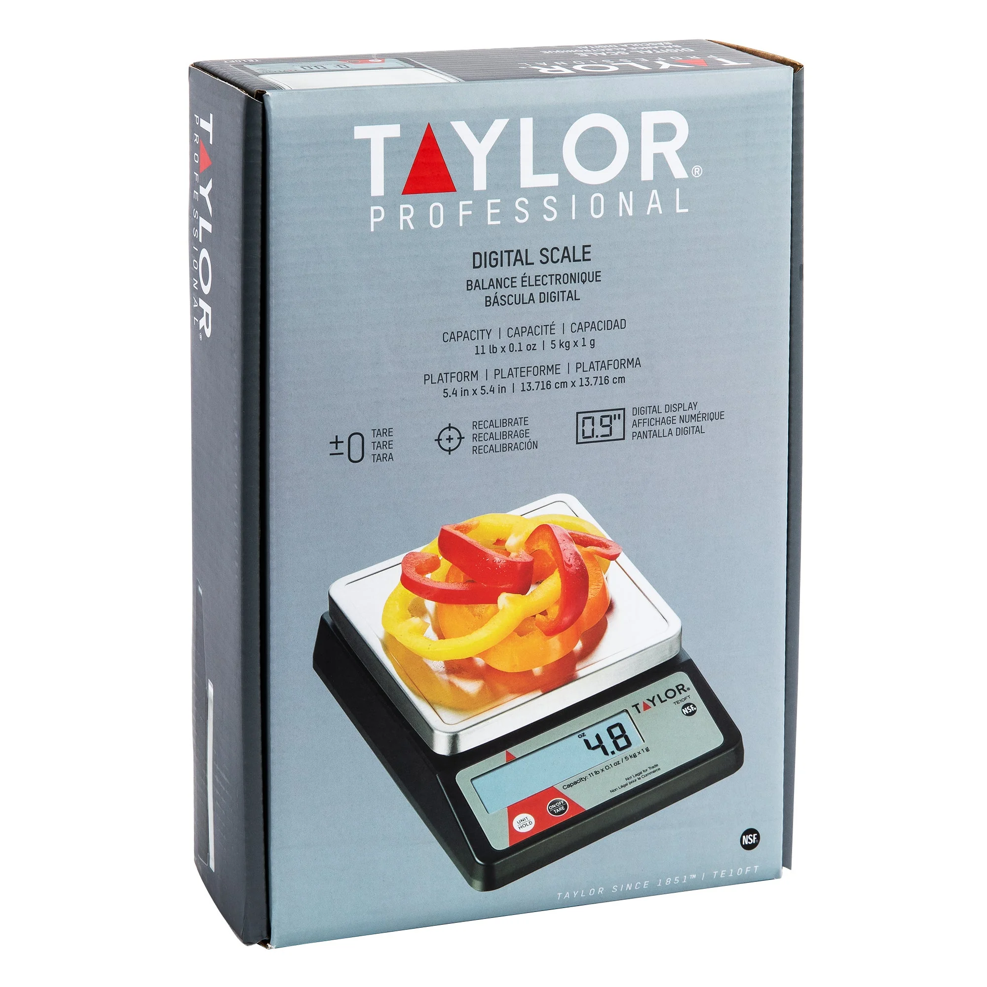 Compact Digital Portion Scale - Taylor - Restaurant Equipment and Smallwares - Canadian Distribution - Image 2