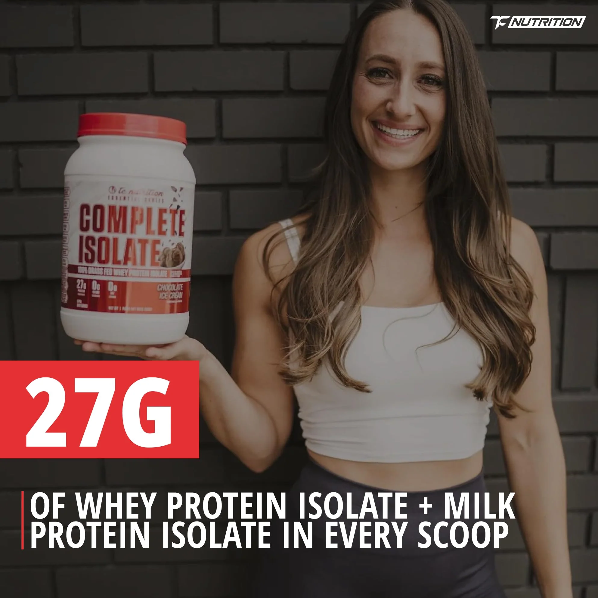 Complete Isolate – Whey + Milk Protein Isolate – Vanilla Ice Cream – 2 lb - Canadian Distribution - Ships Free Within Canada on Orders Above CAD $199 - Image 4