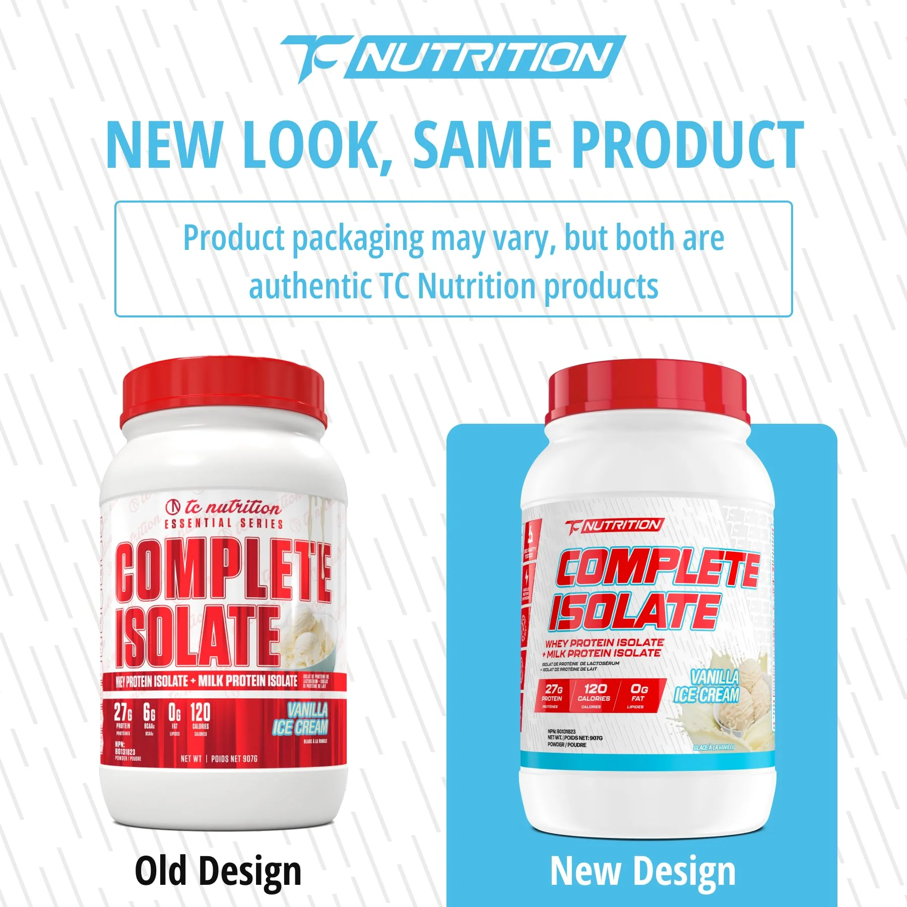 Complete Isolate – Whey + Milk Protein Isolate – Vanilla Ice Cream – 2 lb - Canadian Distribution - Ships Free Within Canada on Orders Above CAD $199 - Image 8