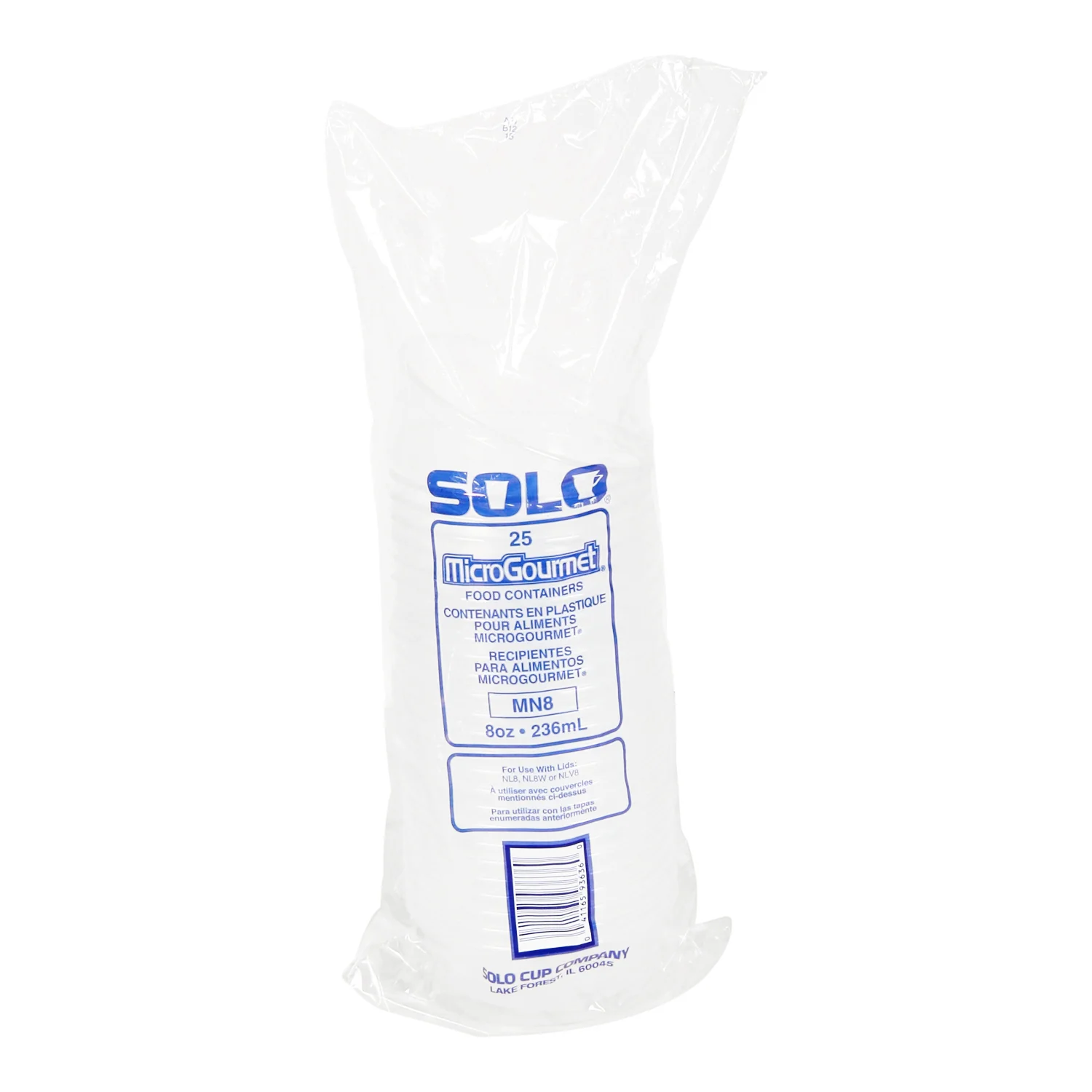 Container Plastic Deli Translucent 8 oz. - 20 x 25 count - Solo Cup - Packaging and Accessories - Restaurant Supplies and Equipment - Canadian Distribution - Image 11
