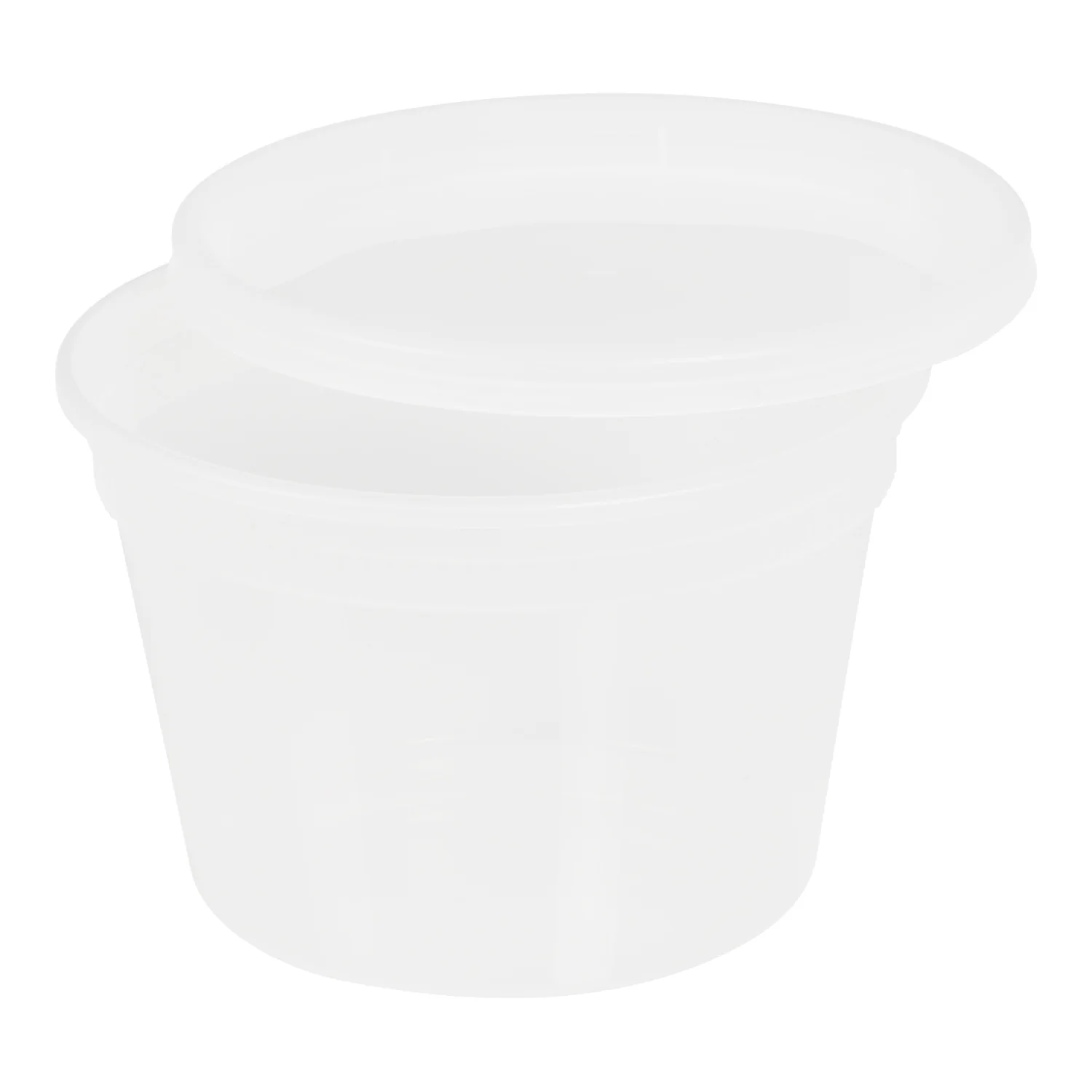 Container Plastic Deli Translucent With Lid - 240 x 16 oz - Delitainer - Packaging and Accessories - Restaurant Supplies and Equipment - Canadian Distribution - Image 2