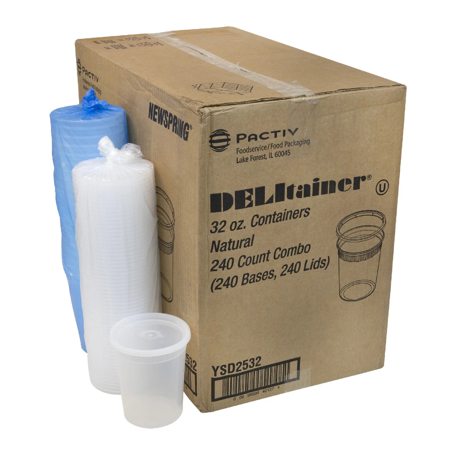 Container Plastic Deli Translucent With Lid - 240 x 32 oz - Delitainer - Packaging and Accessories - Restaurant Supplies and Equipment - Canadian Distribution - Image 10