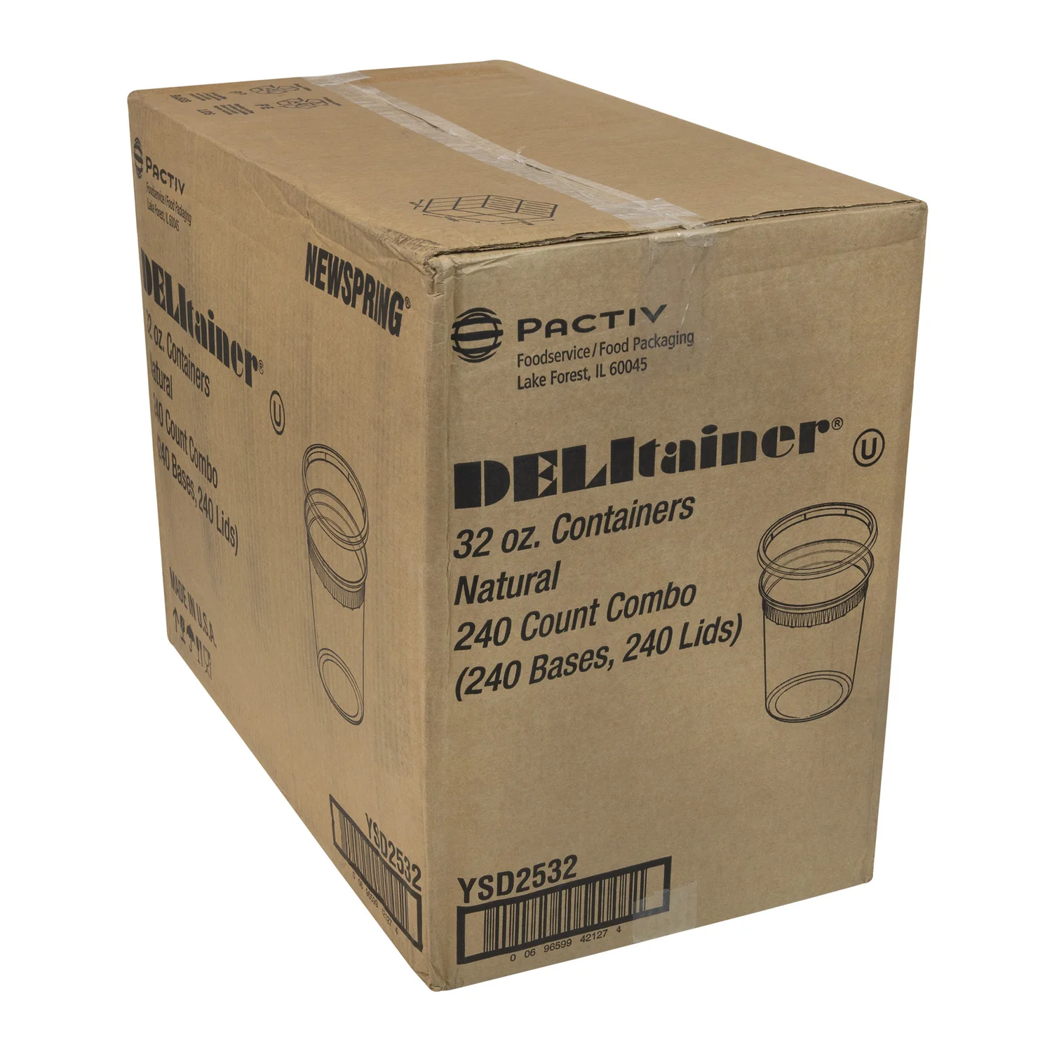 Container Plastic Deli Translucent With Lid - 240 x 32 oz - Delitainer - Packaging and Accessories - Restaurant Supplies and Equipment - Canadian Distribution - Image 6