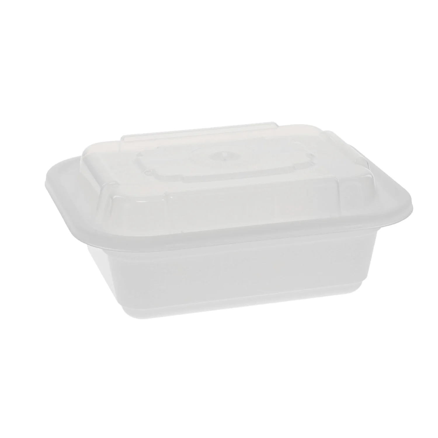 Container Plastic Rectangle White with Lid - 150 x 12 oz - Versatainer - Packaging and Accessories - Restaurant Supplies and Equipment - Canadian Distribution - Image 4