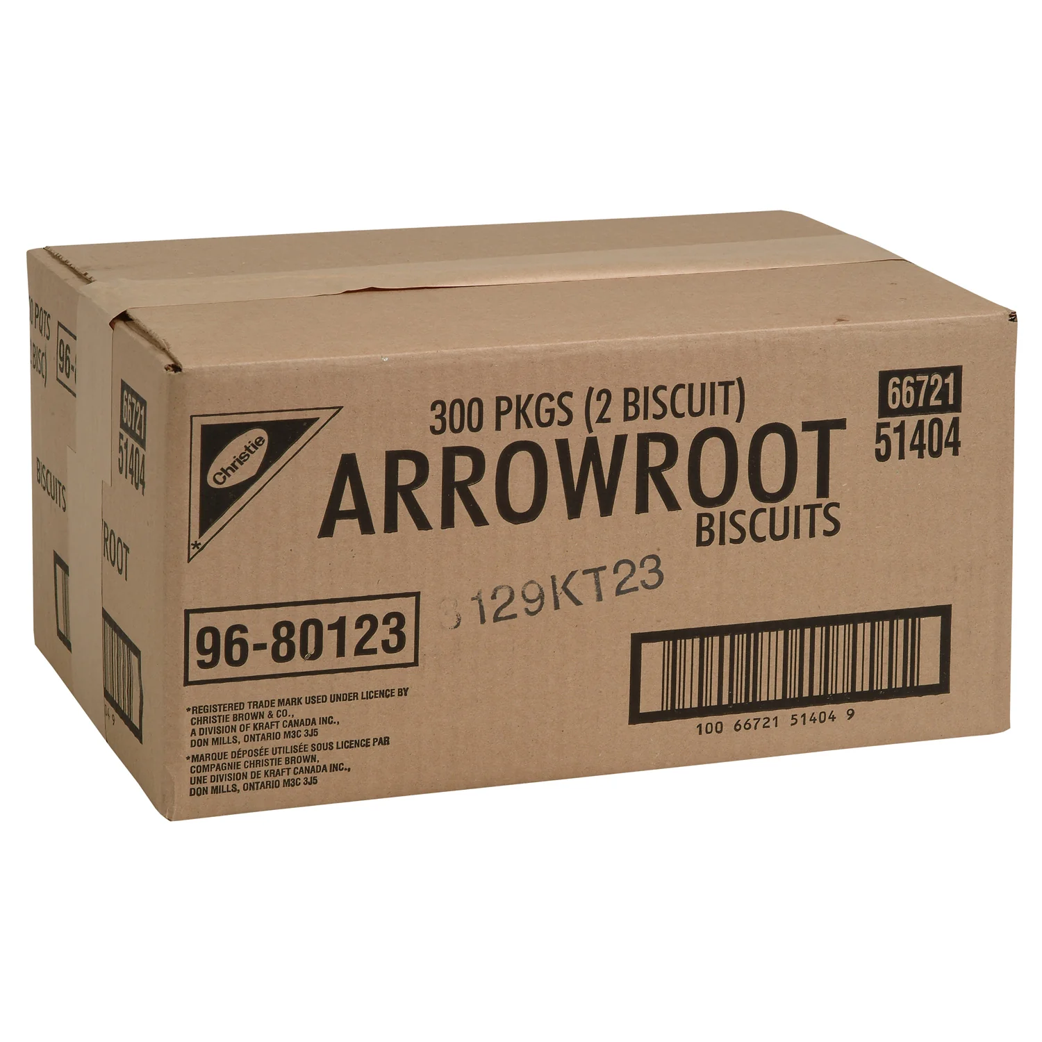 Cookie Arrowroot - 300 x 2 count - Christie - Restaurant and Foodservice Ingredients - Canadian Distribution - Ships Free Within Canada on Orders Above CAD $199 - Image 2