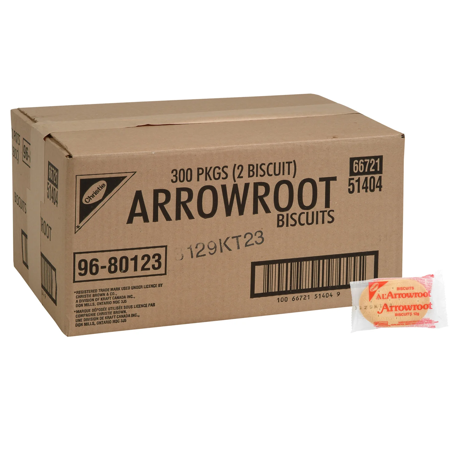 Cookie Arrowroot - 300 x 2 count - Christie - Restaurant and Foodservice Ingredients - Canadian Distribution - Ships Free Within Canada on Orders Above CAD $199 - Image 3