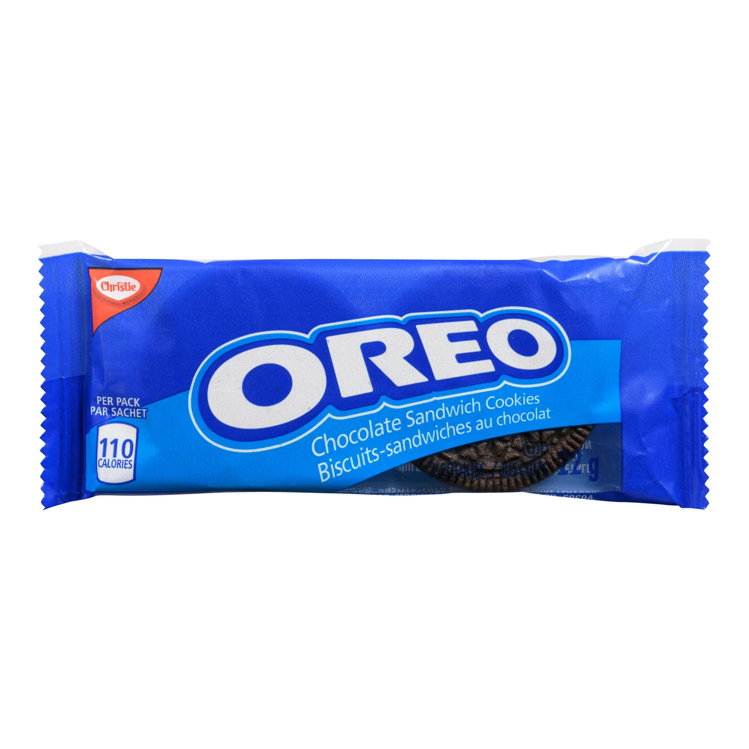 Cookie Chocolate Oreo Single Serve 2 Pack - 100 x 22 g - Christie - Restaurant and Foodservice Ingredients - Canadian Distribution - Ships Free Within Canada on Orders Above CAD $199