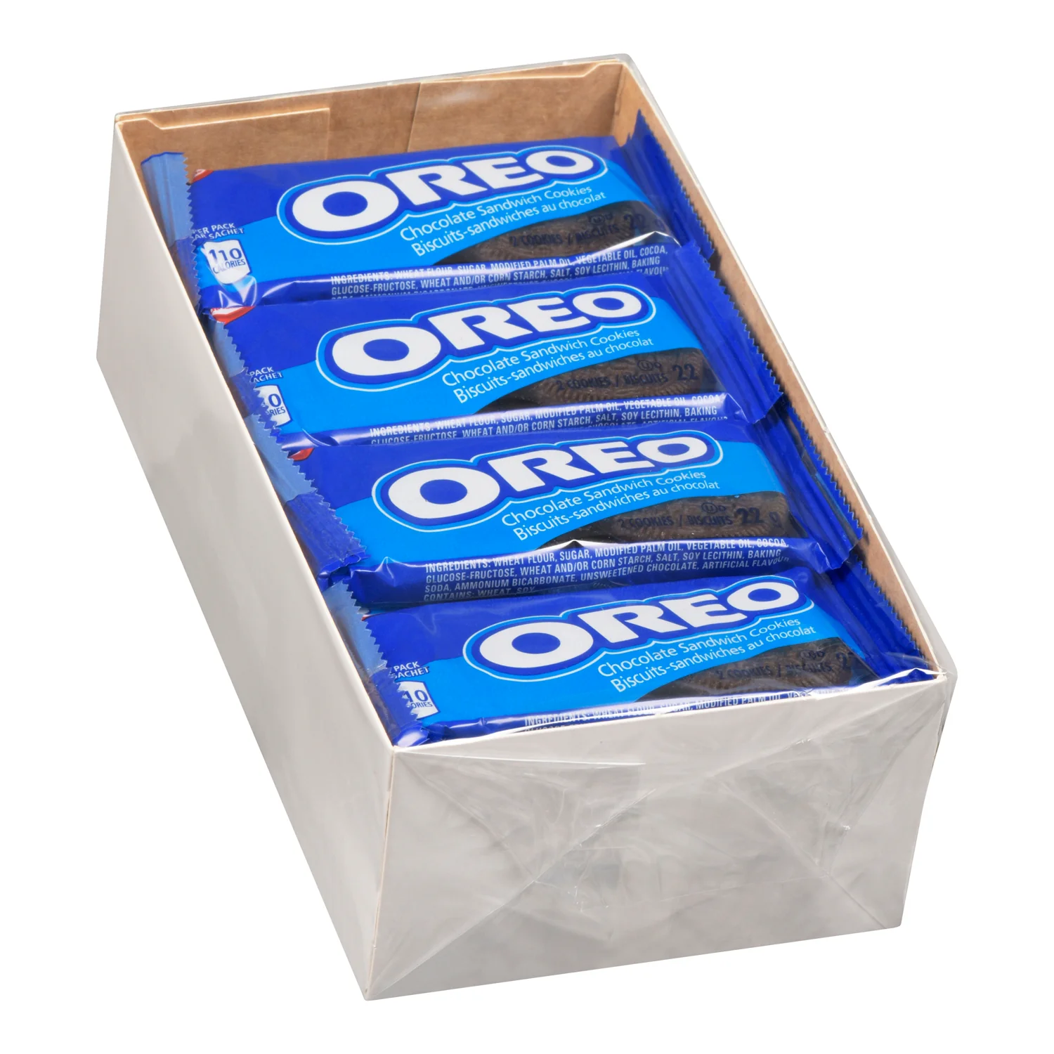 Cookie Chocolate Oreo Single Serve 2 Pack - 100 x 22 g - Christie - Restaurant and Foodservice Ingredients - Canadian Distribution - Ships Free Within Canada on Orders Above CAD $199 - Image 3