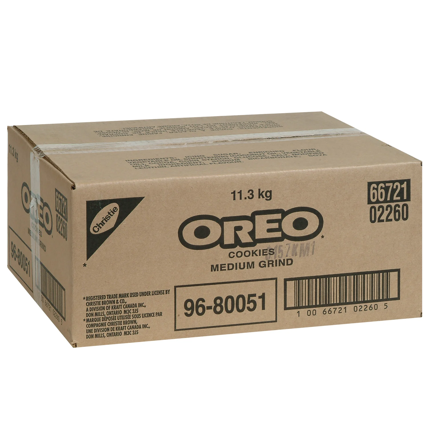 Cookie Crumb Oreo Medium Grind - 1 x 11 kg - Christie - Restaurant and Foodservice Ingredients - Canadian Distribution - Ships Free Within Canada on Orders Above CAD $199 - Image 2