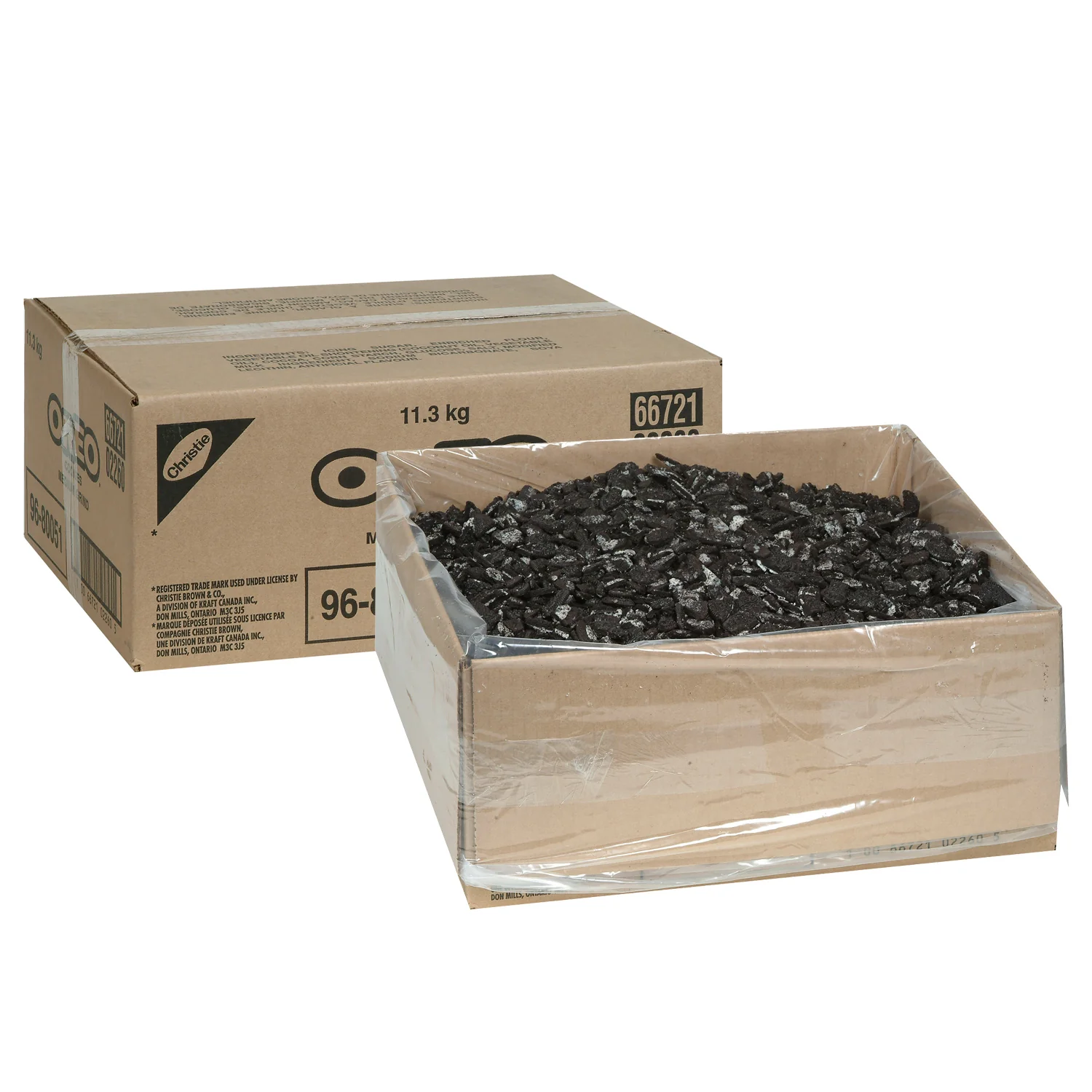 Cookie Crumb Oreo Medium Grind - 1 x 11 kg - Christie - Restaurant and Foodservice Ingredients - Canadian Distribution - Ships Free Within Canada on Orders Above CAD $199 - Image 3