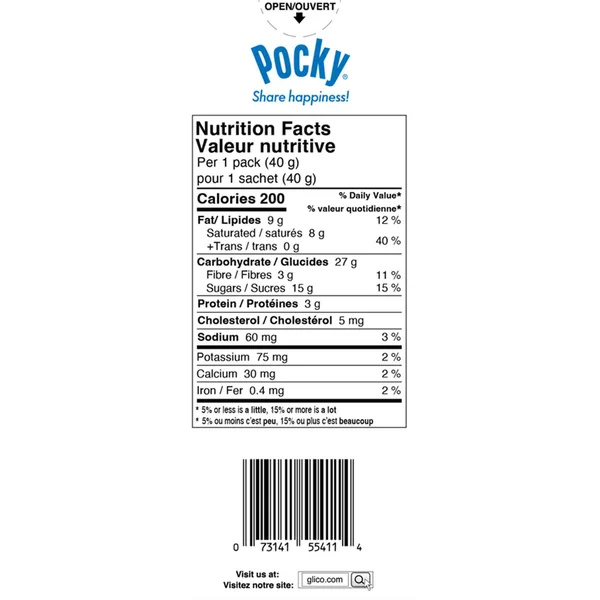 Cookies And Cream - 40 x 40 g - Pocky - Canadian Distribution - Ships Free Within Canada on Orders Above CAD $199 - Image 3