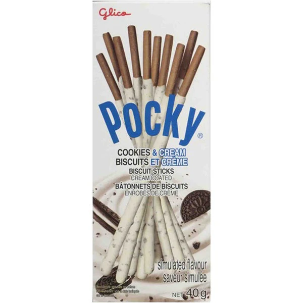Cookies And Cream - 40 x 40 g - Pocky - Canadian Distribution - Ships Free Within Canada on Orders Above CAD $199 - Image 4