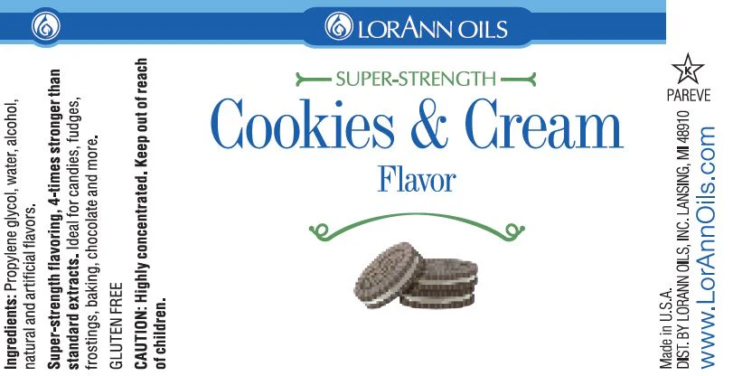 Cookies and Cream Flavoring - Super Strength Flavor 1 oz., 16 oz., 1 Gallon, 5 Gallons - Ships Free Within Canada on Orders Above CAD $199 - Image 5